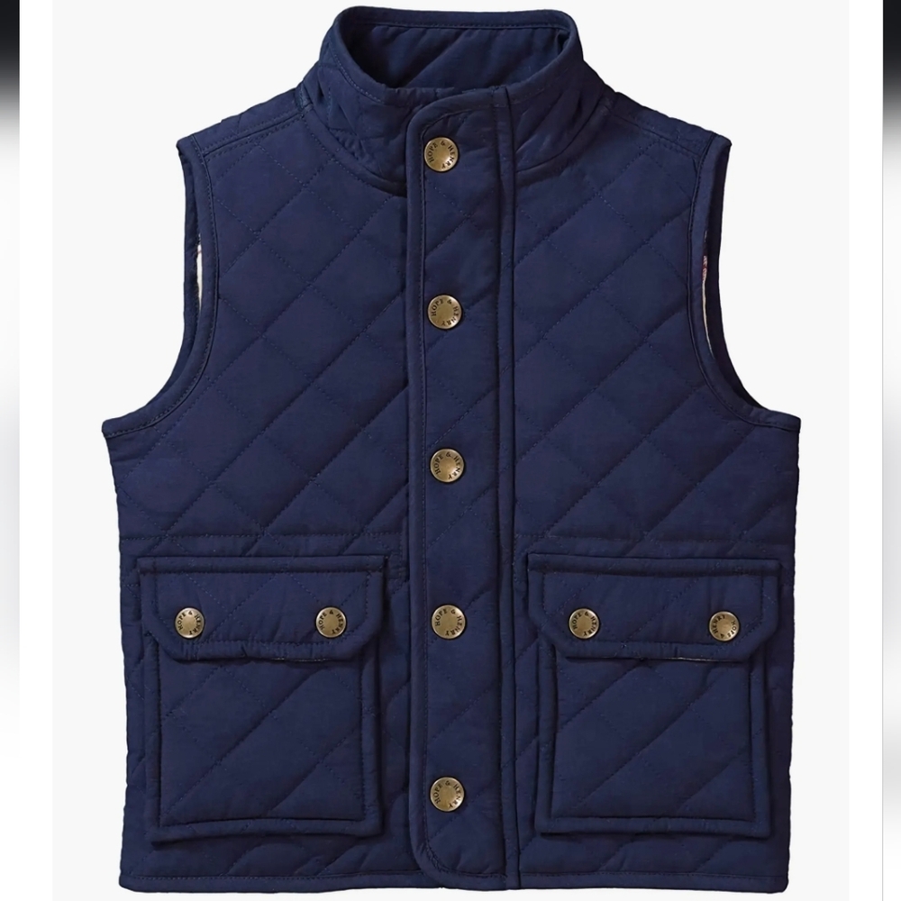 Hope & Henry Quilted Field Vest- L
